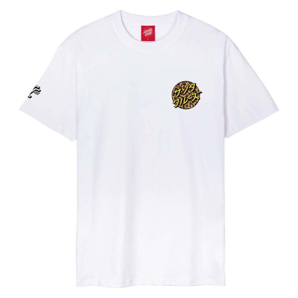 Santa Cruz T-Shirt Leopard Japanese Dot T-Shirt - SkateTillDeath.com