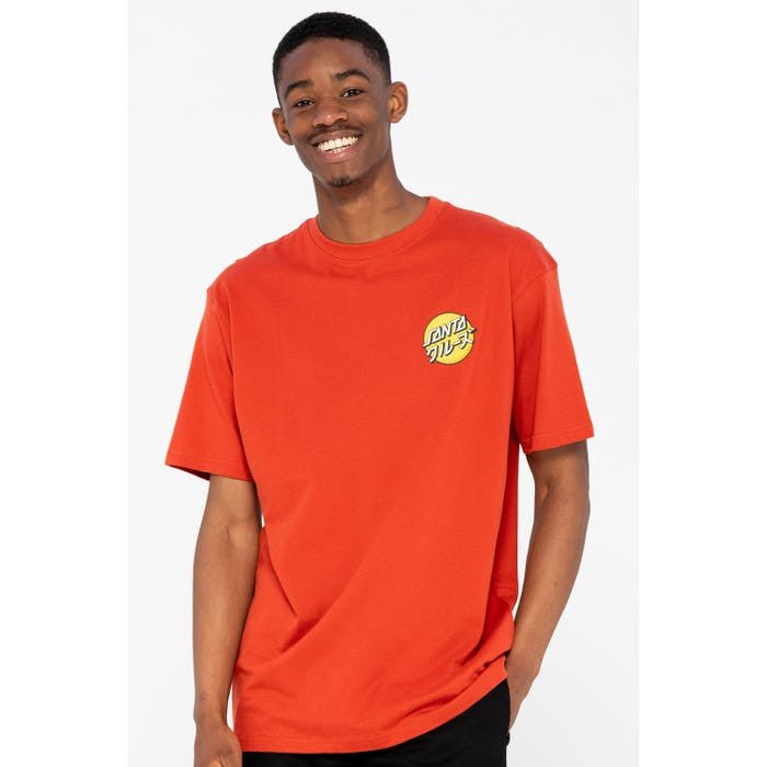 Santa Cruz T-Shirt Mixed Up Dot T-Shirt Ketchup - SkateTillDeath.com