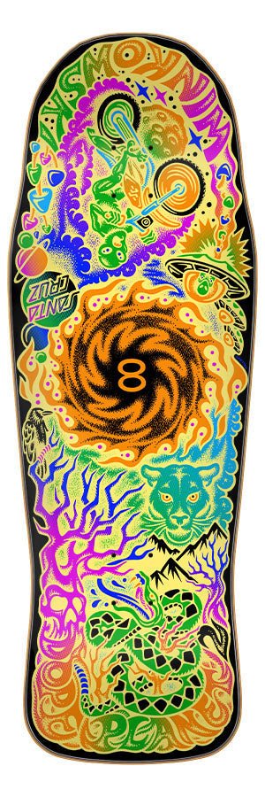 Santa Cruz Winkowski Dope Planet Two Shaped Skateboard Deck 10.34" - SkateTillDeath.com