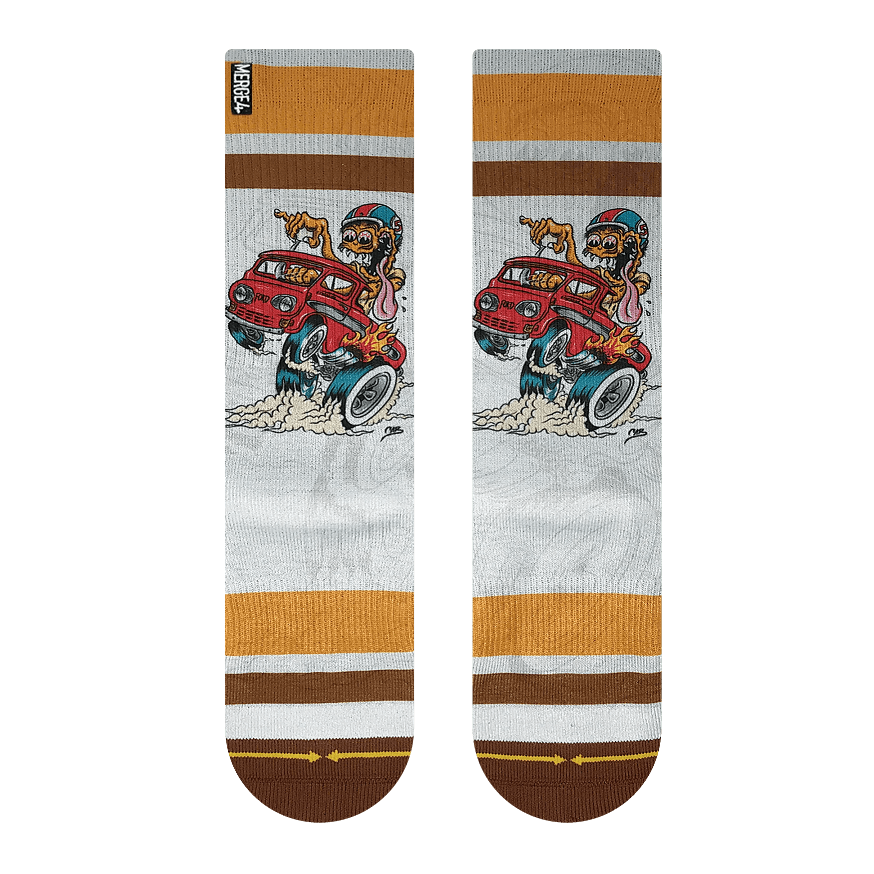 STEVE CABALLERO ECONO FINK CREW SOCKS - SkateTillDeath.com