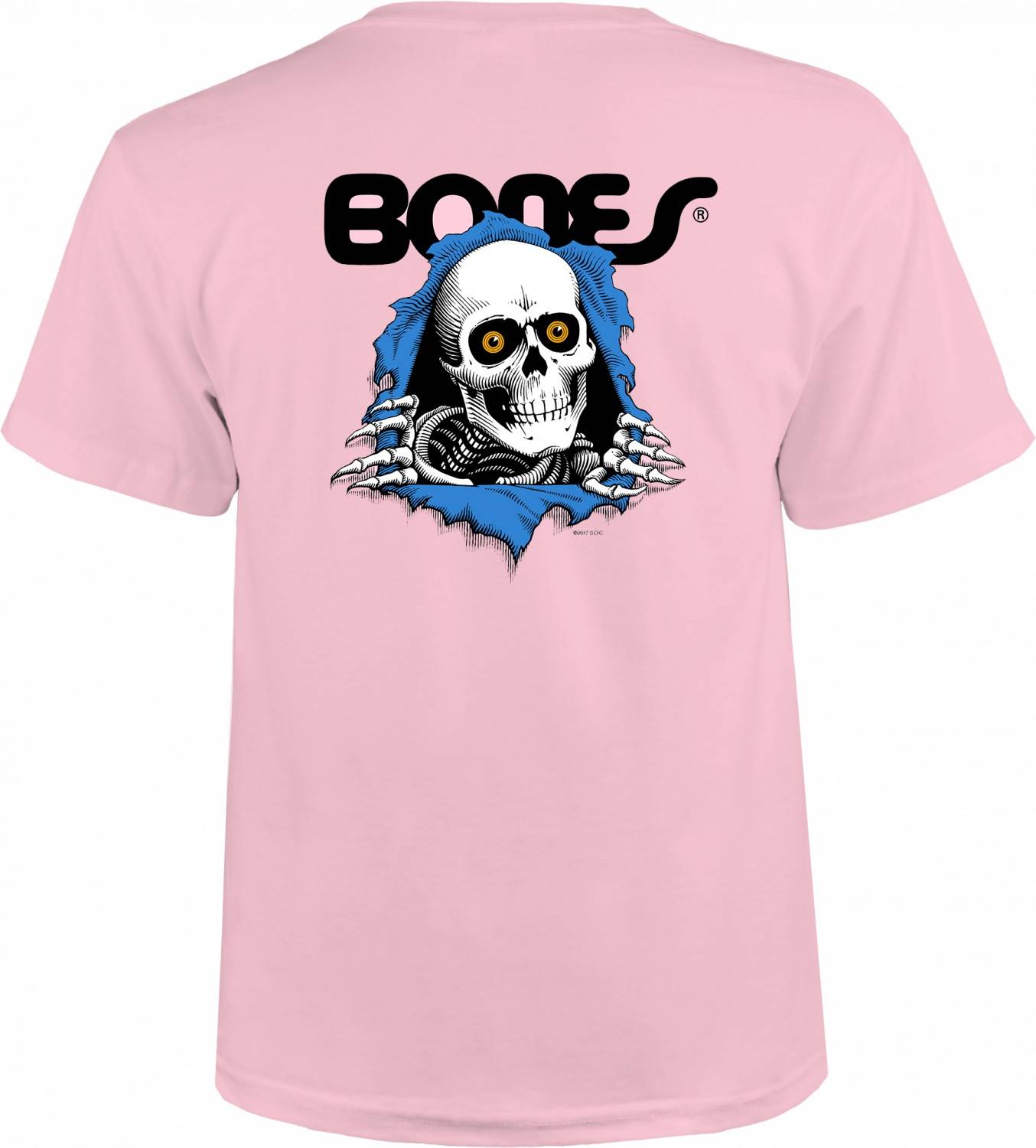 T-Shirt Powell-Peralta Ripper Pink - SkateTillDeath.com