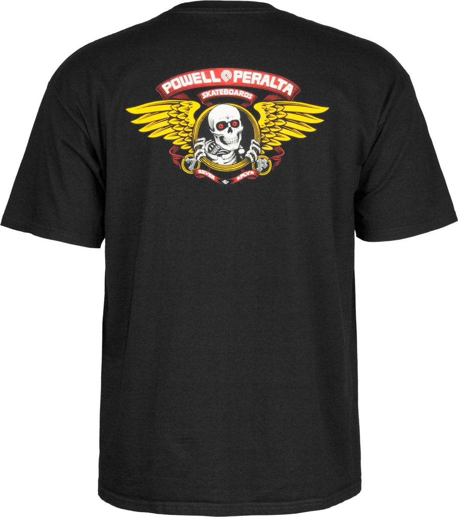 T-shirt Powell-Peralta™ Winged Ripper Black - SkateTillDeath.com