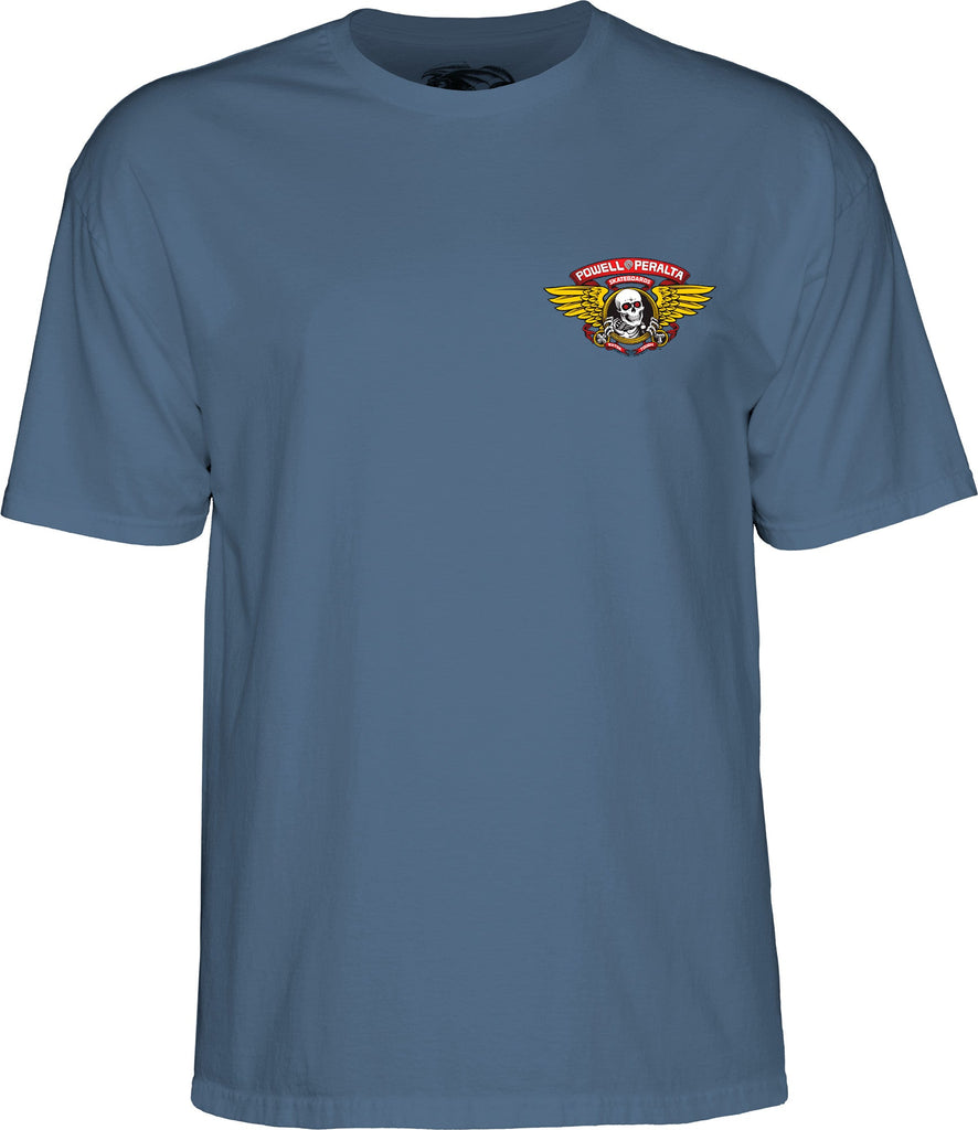 T-shirt Powell-Peralta™Winged Ripper Indigo - SkateTillDeath.com