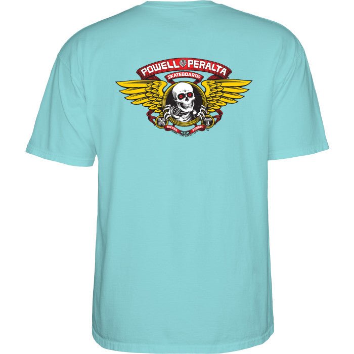 T-shirt Powell-Peralta™Winged Ripper Teal - SkateTillDeath.com
