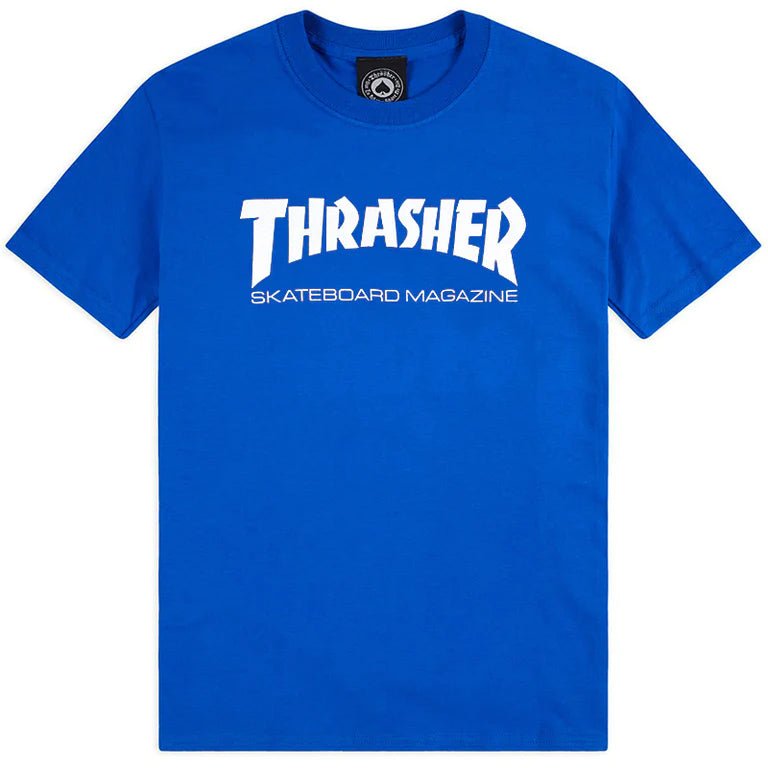 Thrasher Skate Mag T-Shirt Royal Blue - SkateTillDeath.com