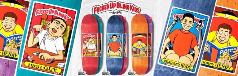 Fucked up Blind Kids available in June 2018 - SkateTillDeath.com