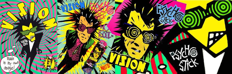 The Vision Psycho Stick: The Maddest Deck of the 1980s - SkateTillDeath.com