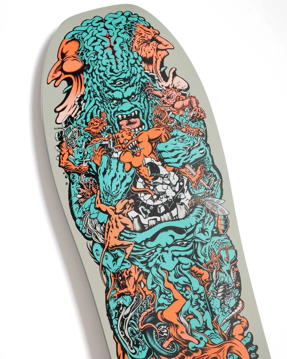 10.22in Rob Roskopp Five Reissue Santa Cruz Skateboard Deck - SkateTillDeath.com