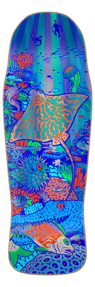 10.34in Winkowski Aquatic Prismatic Santa Cruz Shaped Skateboard Deck - SkateTillDeath.com