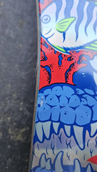 10.34in Winkowski Aquatic Prismatic Santa Cruz Shaped Skateboard Deck - with minor scratch - SkateTillDeath.com