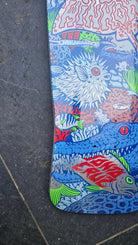 10.34in Winkowski Aquatic Prismatic Santa Cruz Shaped Skateboard Deck - with minor scratch - SkateTillDeath.com