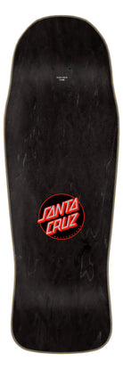 10.34in Winkowski Ghost Black Santa Cruz Shaped Skateboard Deck - SkateTillDeath.com