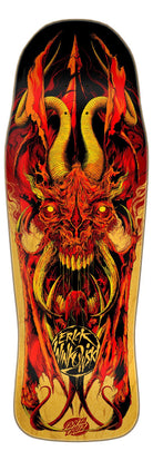10.34in Winkowski Primeval Fire Santa Cruz Shaped Skateboard Deck - SkateTillDeath.com