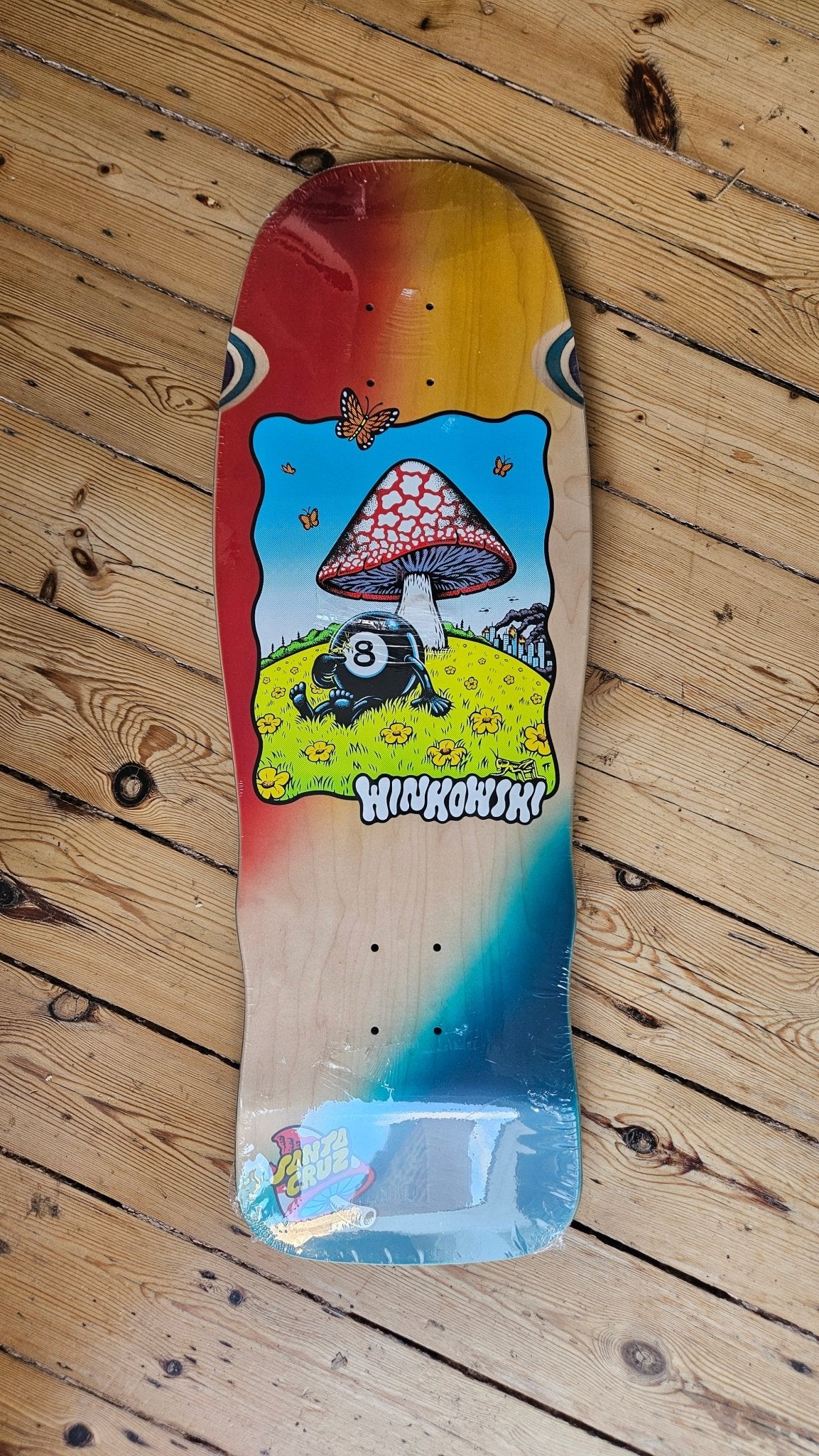 10.35in Winkowski 8Ballr Comic Santa Cruz Skateboard Deck