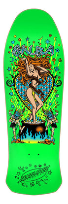 10.4in Salba Witch Doctor Reissue Santa Cruz Skateboard Deck - SkateTillDeath.com