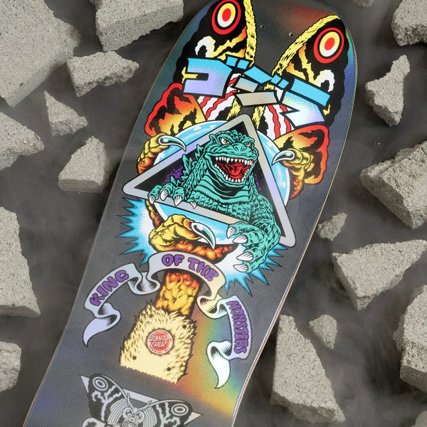 10.538in Godzilla Mothra Natas Santa Cruz Skateboard Deck 10.538in Godzilla Mothra Natas Santa Cruz Skateboard Deck