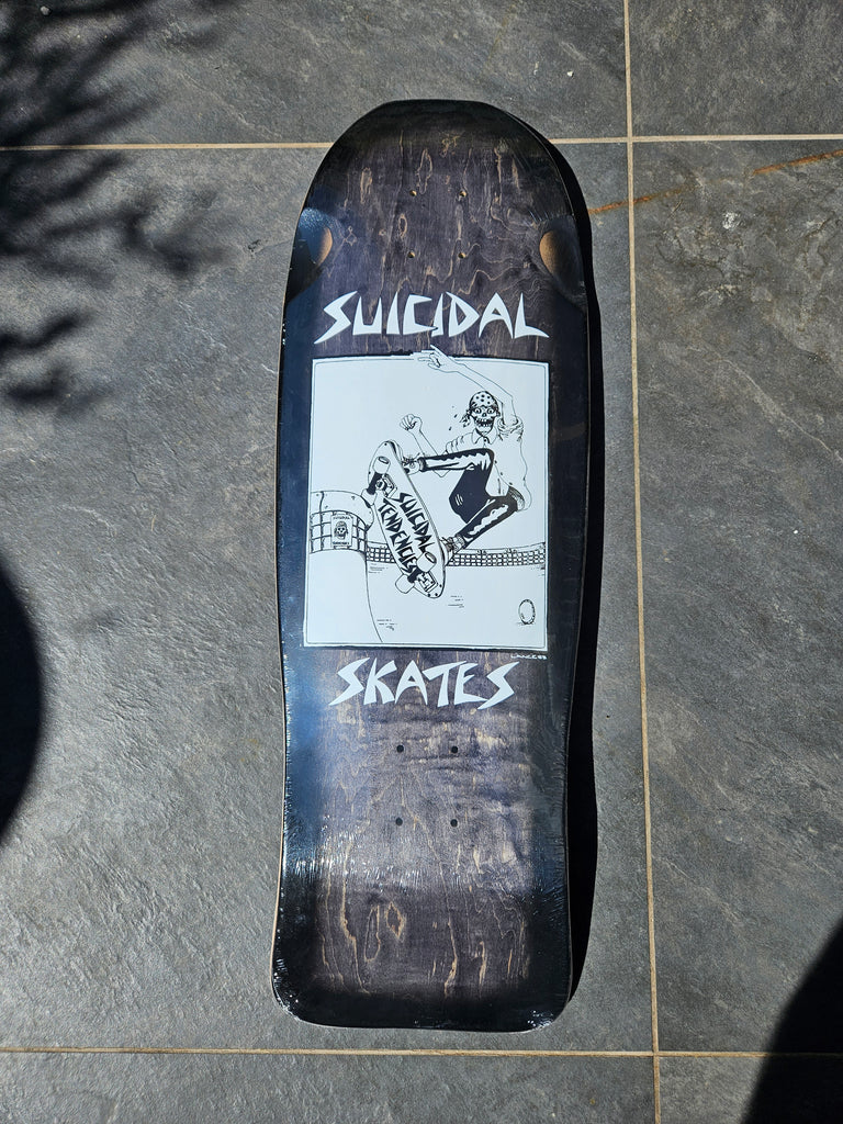 dogtown suicidal pool skater reissue stain / fade - 30.5" x 10.125" - old skool skateboard deck - SkateTillDeath.com