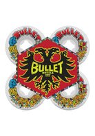 60mm Bullet Riot White Vomits 97a Slime Balls Skateboard Wheels - SkateTillDeath.com