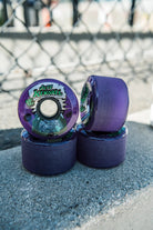 60mm Jeff Kendall End Of The World 78a Purple Glitter Slime Balls Skateboard Wheels - SkateTillDeath.com