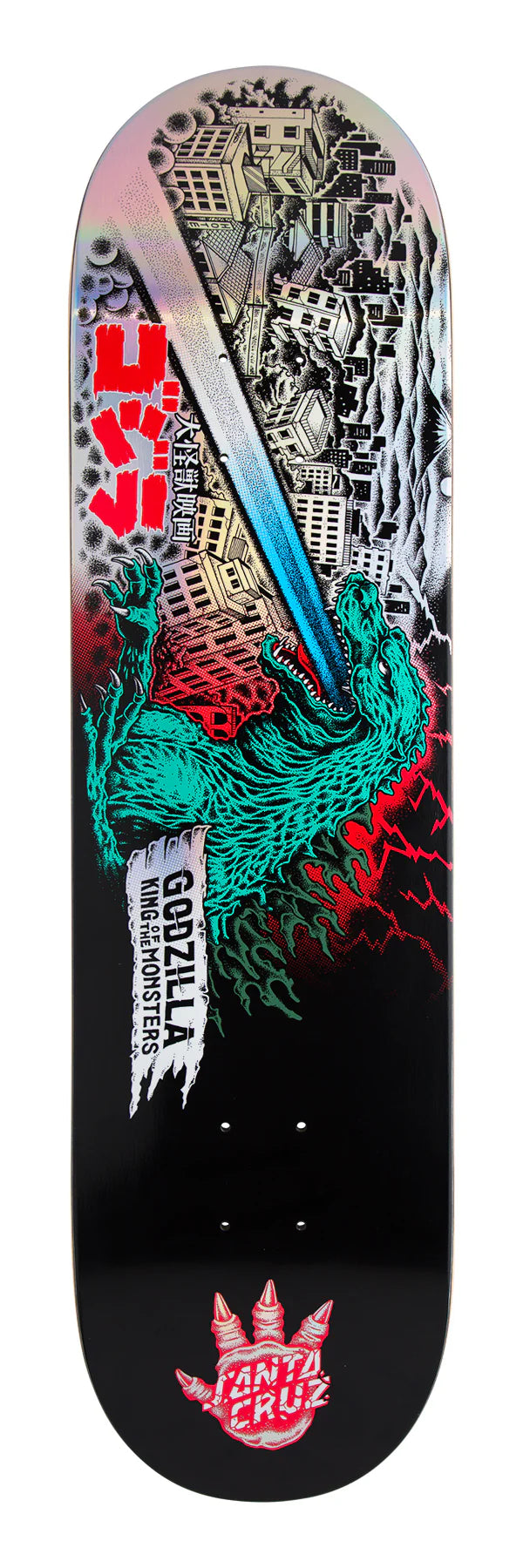 Santa Cruz Longboard Santa Cruz Godzilla Mecha Hand 8.0in X Santa Cruz Longboard Santa Cruz Godzilla Mecha Hand 8.0in X