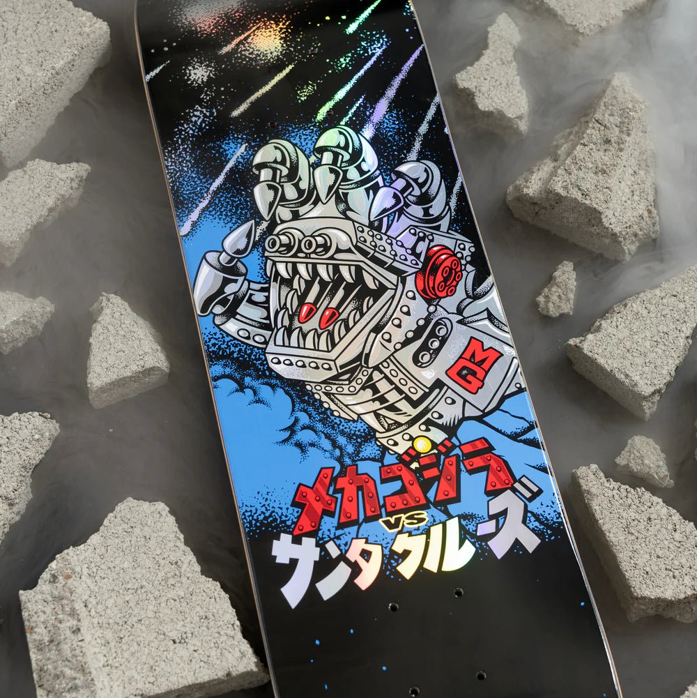 8.00in Godzilla Mecha Hand Santa Cruz Skateboard Deck 8.00in Godzilla Mecha Hand Santa Cruz Skateboard Deck