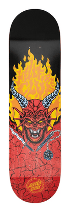 8.25in Stranger Things Hellfire Club Santa Cruz Skateboard Deck - SkateTillDeath.com