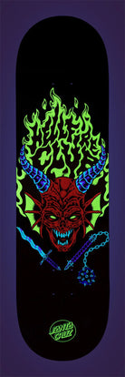 8.25in Stranger Things Hellfire Club Santa Cruz Skateboard Deck - SkateTillDeath.com