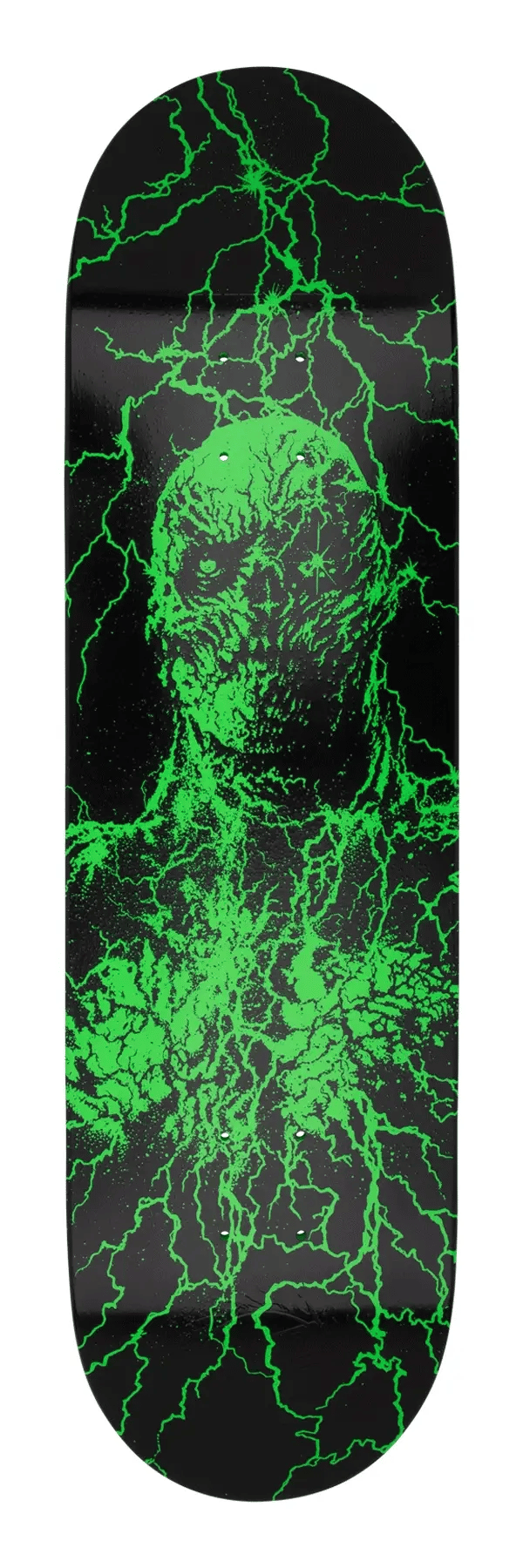 8.5in Stranger Things Vecna Santa Cruz Skateboard Deck - SkateTillDeath.com