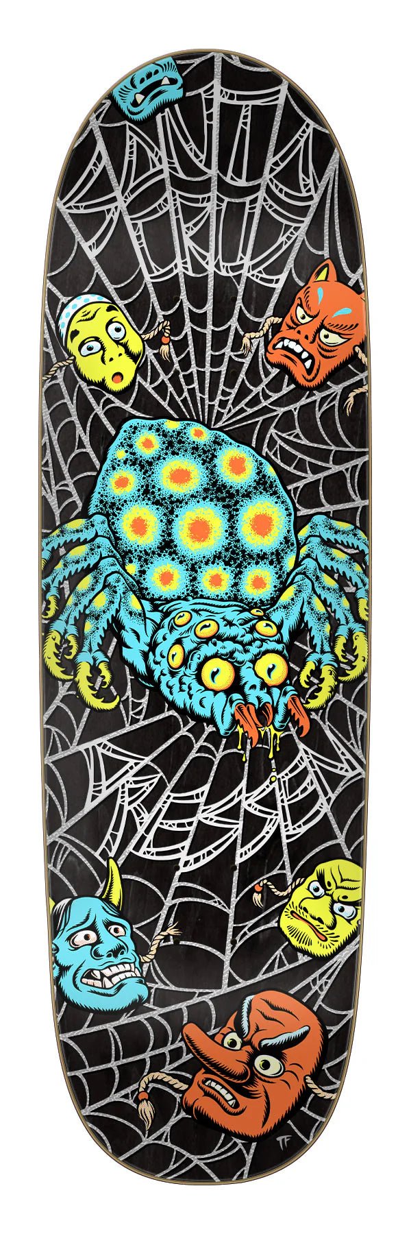 9.25in Dressen Spider Santa Cruz Egg Skateboard Deck