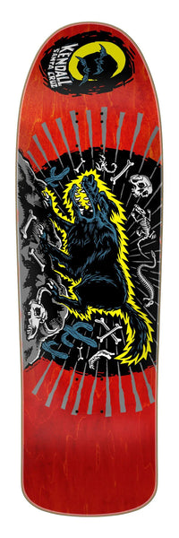 9.28in Kendall Wolf Reissue Santa Cruz Skateboard Deck 9.28in Kendall Wolf Reissue Santa Cruz Skateboard Deck