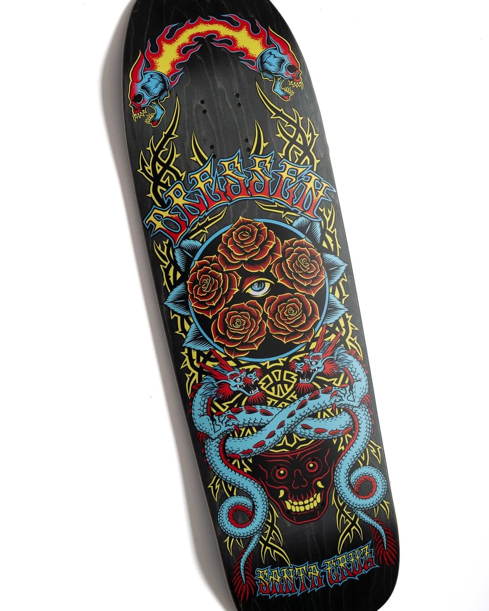 9.30in Eric Dressen Rose Crew Five Santa Cruz Shaped Skateboard