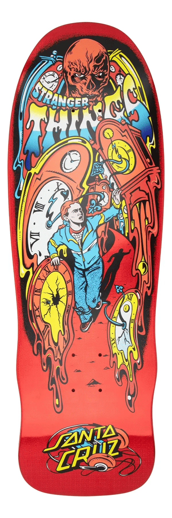 9.7in Stranger Things Grabke Max Melting Clock Santa Cruz 9.7in Stranger Things Grabke Max Melting Clock Santa Cruz