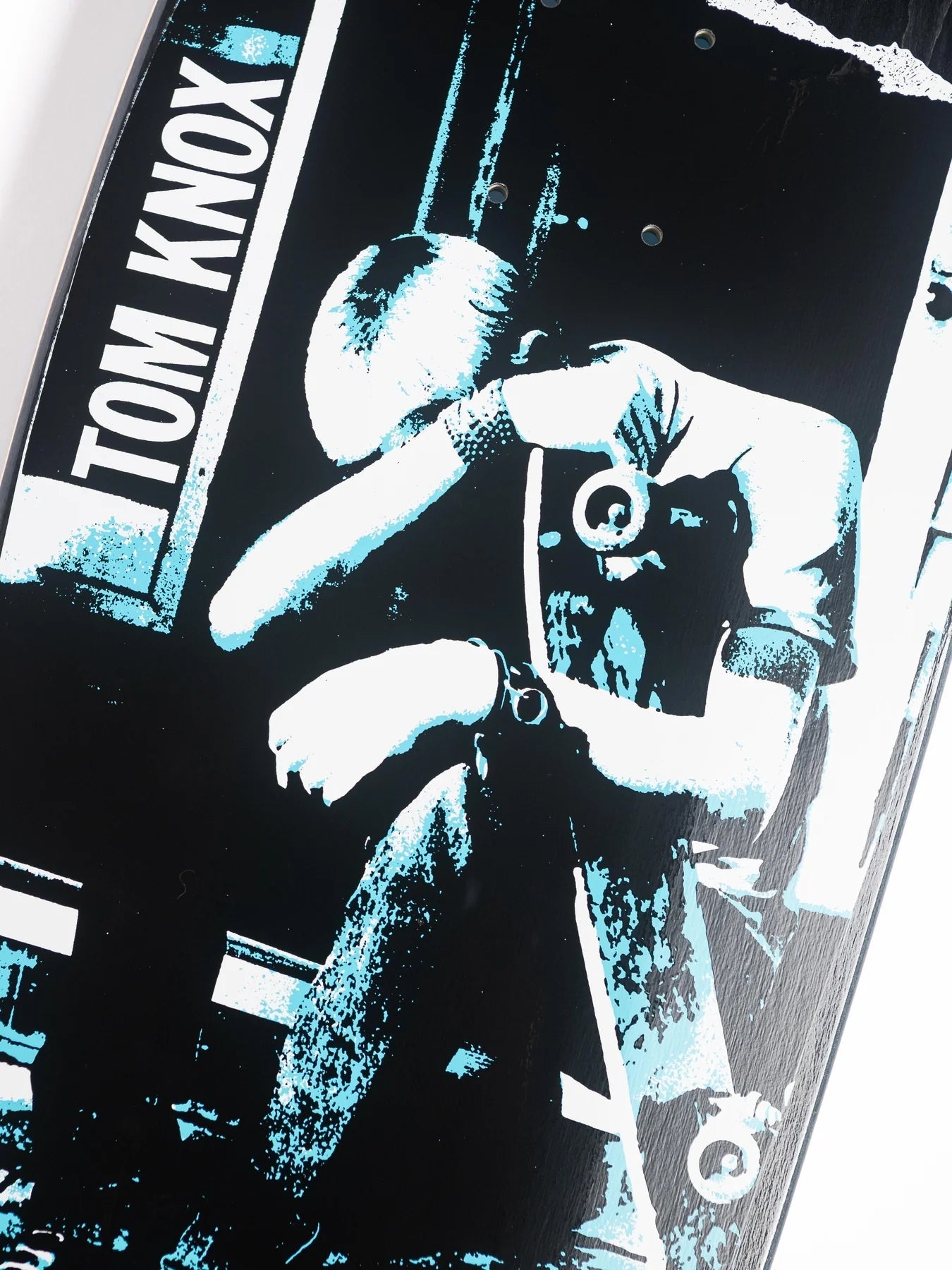 9.89in Tom Knox Punk Reissue Santa Cruz Skateboard Deck - SkateTillDeath.com