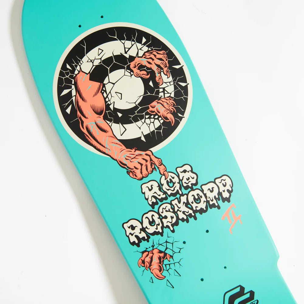 10.35in Roskopp Two Reissue Santa Cruz Skateboard Deck 10.35in Roskopp Two Reissue Santa Cruz Skateboard Deck