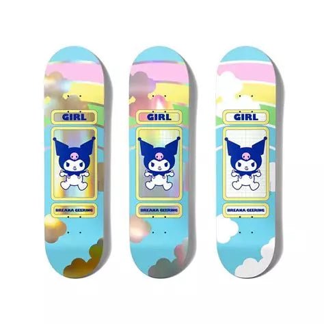 Girl Geering Hello Kitty & Friends Rainbow Skateboard Deck Blind Bag 8.0 - SkateTillDeath.com