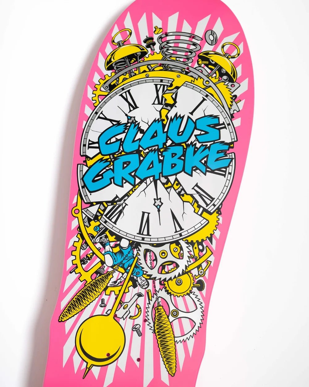 Grabke Exploding Clock Reissue 10.04in x 29.83in Santa Cruz Decks