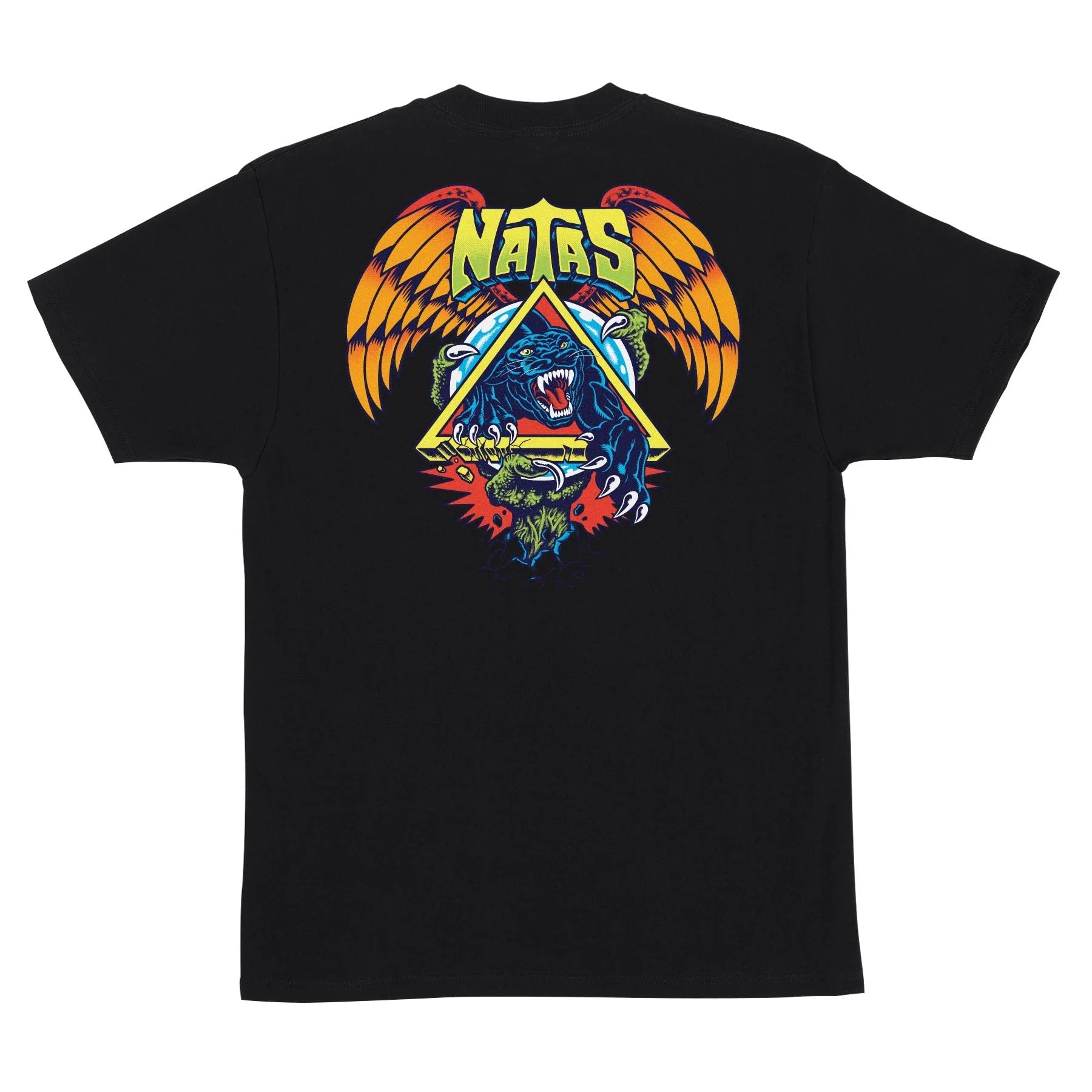 Natas SC Panther T-Shirt (Black or White) - SkateTillDeath.com