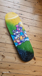 New Deal – Ibaseta Tugboat Neon – 9.875in x 31.3in - SkateTillDeath.com