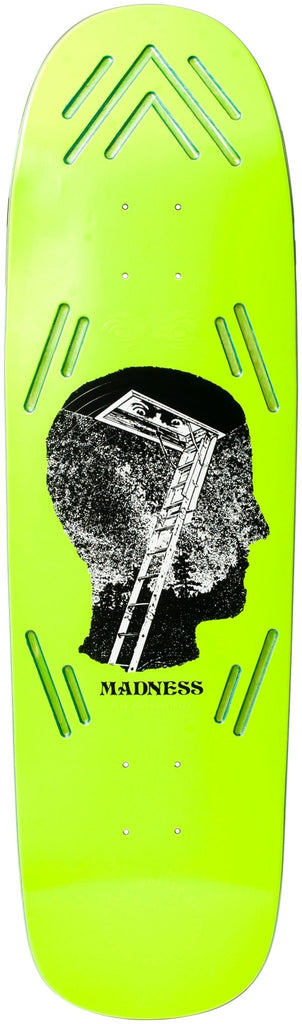 Out Of Mind 9.13" (Neon Yellow) Deck - SkateTillDeath.com