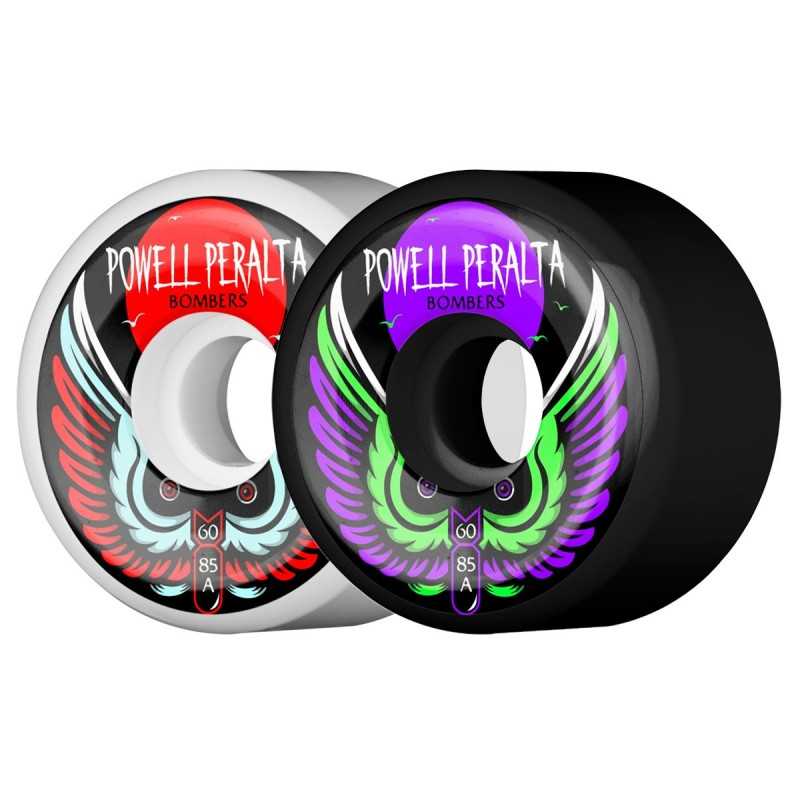 Powell Peralta Bomber 3 Skateboard Wheels 60mm 85a 4pk - SkateTillDeath.com