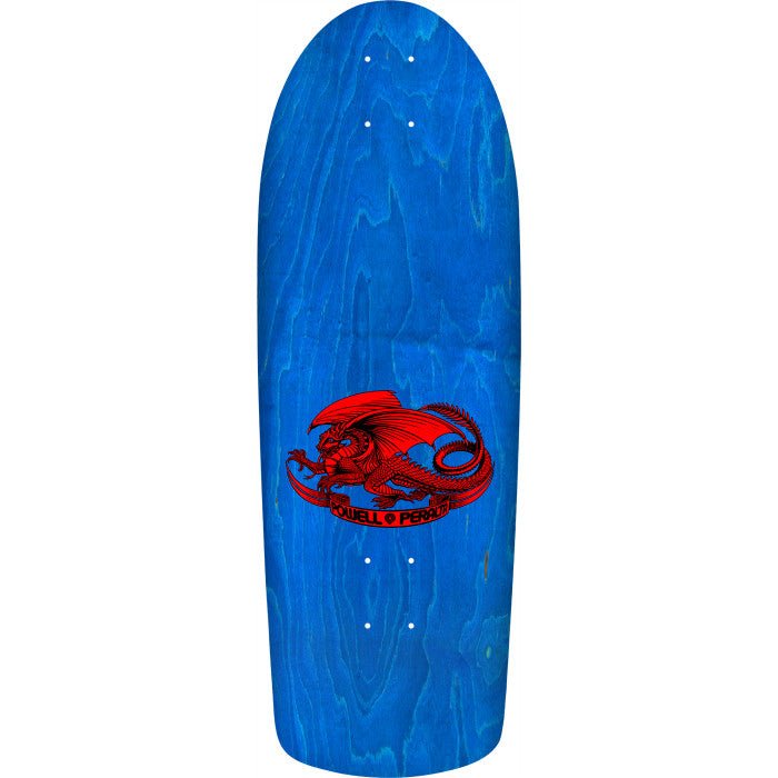 Powell Peralta OG Ripper Checker Reissue Skateboard Deck Blue Veneer - 10 x 30 - SkateTillDeath.com