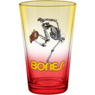 Powell Peralta Pint Glass Yellow/Red Fade - SkateTillDeath.com