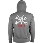 Powell Peralta Rat Bones Lightweight Zip Hoodie - SkateTillDeath.com