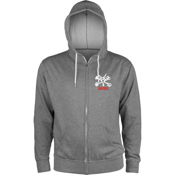 Powell Peralta Rat Bones Lightweight Zip Hoodie - SkateTillDeath.com