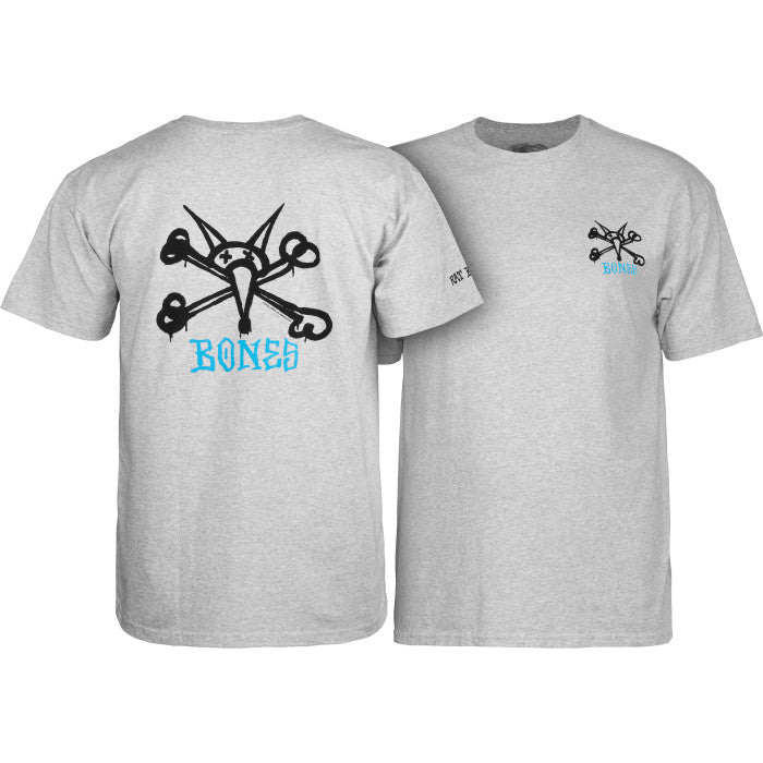 Powell Peralta Rat Bones T-shirt - Athletic Heather