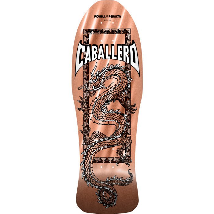Powell Peralta Steve Caballero Chinese Dragon Reissue Skateboard Deck Copper Foil - 10 x 30 - SkateTillDeath.com