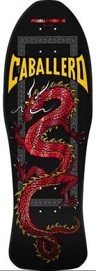 Powell Peralta Steve Caballero Chinese Dragon Reissue Skateboard Deck Red Foil - 10 x 30 - SkateTillDeath.com