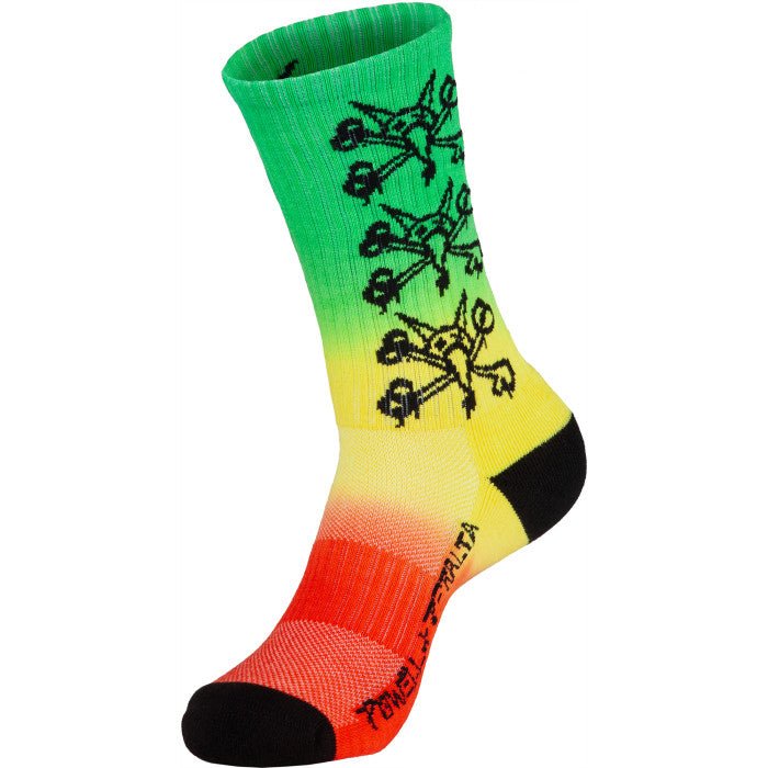 Lab Rats Toe Socks Powell Peralta Vato Rats Cotton Socks rasta Fade – SkateTillDeath.com