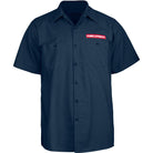 Powell Peralta Work Shirt Winged Ripper Navy - SkateTillDeath.com