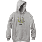 WORLD INDUSTRIES SWEAT FRIENDS HEAVYWEIGHT HOOD GREY HEATHER - SkateTillDeath.com